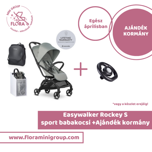 Easywalker Rockey S sport babakocsi - több színben