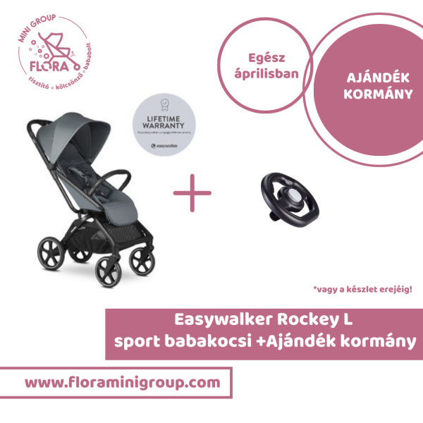 Easywalker Rockey L sport babakocsi - több színben