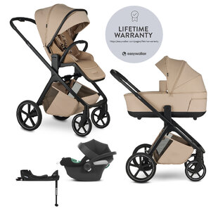 Easywalker Zoey babakocsi+ Cybex Aton B2 hordozó+ Base one bázistalp