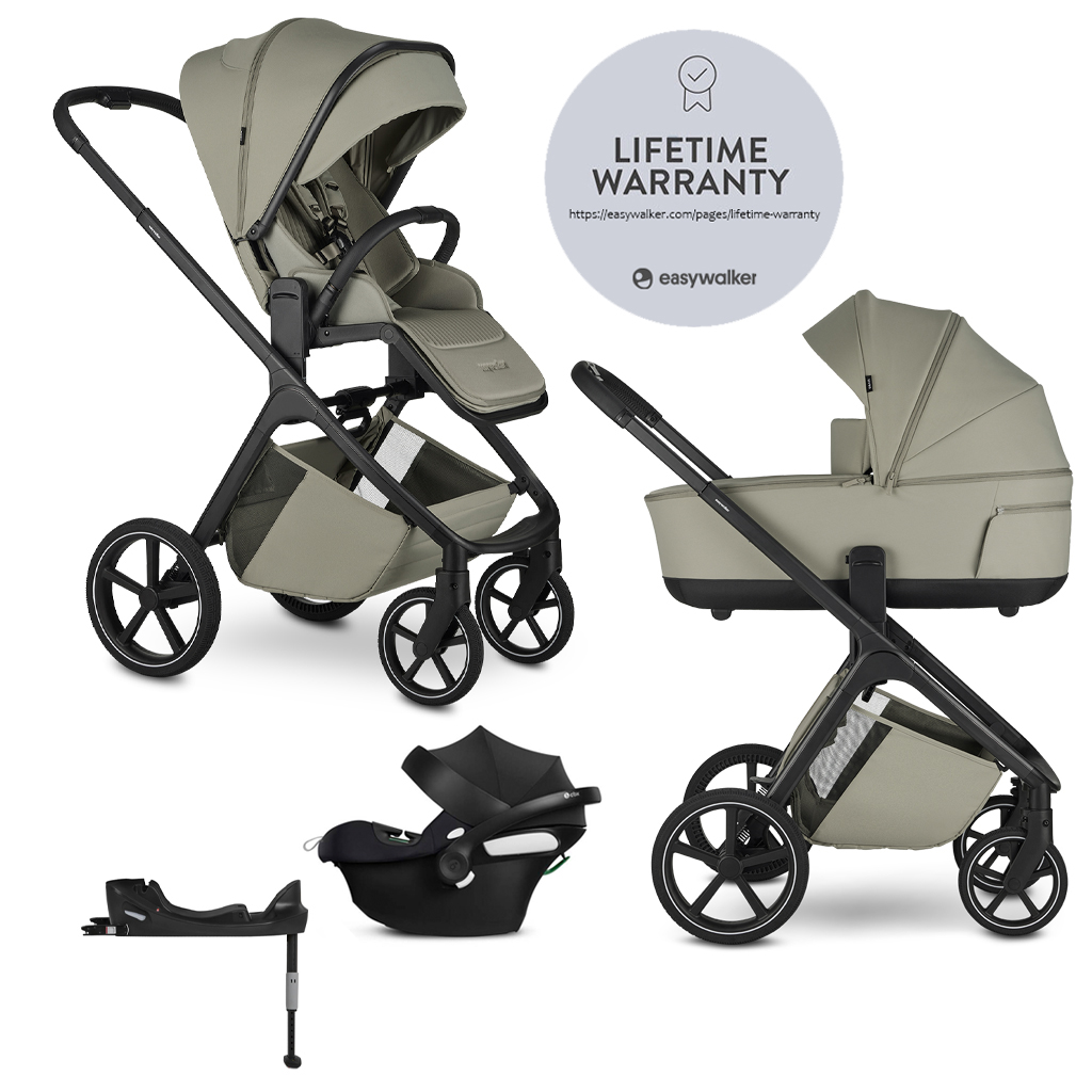 Kiállítási darab Easywalker Zoey babakocsi -Ajándék Cybex Aton B2 hordozó+ Base one bázistalp - Image 2