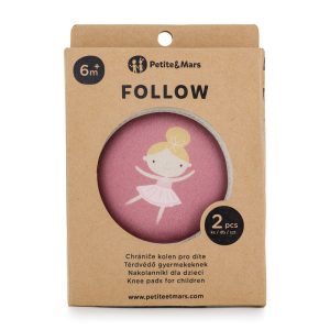 PETITE&MARS Elasztikus térdvédők kúszáshoz Follow Dusty Rose-(522820)