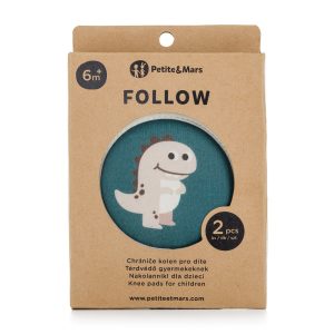 PETITE&MARS Elasztikus térdvédők kúszáshoz  Follow Misty Green -(522817)