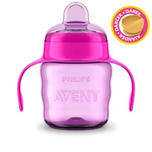 Philips AVENT SCF551/03 Itatópohár Classic 200 ml itatófüllel lányos+ajándék (2016786)
