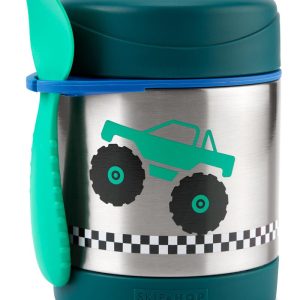 SKIP HOP Zoo Ételtároló termosz kanállal/villával Monster Truck 325 ml, 3 éves kortól (9Q336210)