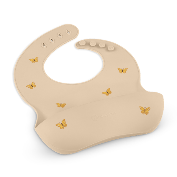 PETITE&MARS Szilikon előke Take&Match Sand Butterflies 6m+ -(706718) - Image 3