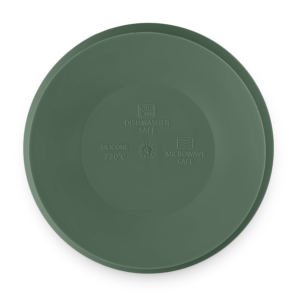 PETITE&MARS Kétszínű szilikon tál Take&Match Misty Green 6m+ -(718817) - Image 3