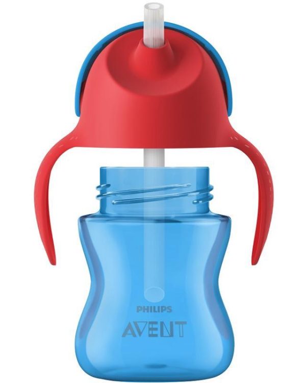 Philips AVENT SCF796/02 Itatópohár rugalmas szívószállal 200ml fiús+ajándék (2016816) - Image 2