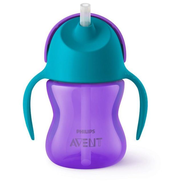 Philips AVENT SCF796/02 Itatópohár rugalmas szívószállal 200ml lányos+ajándék (2016809) - Image 2