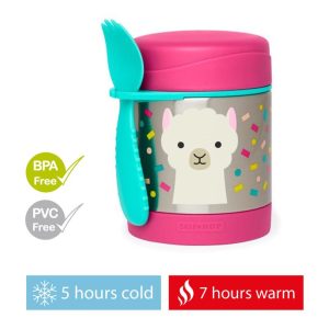SKIP HOP Zoo Termosz ételhez kanállal/villával Lama 325 ml, 3év+ (SH252386)