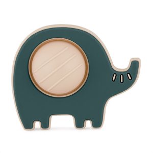 PETITE&MARS Szilikon játék Elephant Edwin Misty Green 6hó+ - 608817