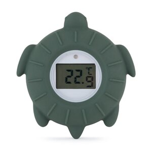 PETITE&MARS Szilikon digitális vízhőmérő Turtle Terry Misty Green 0hó+ -(582817)