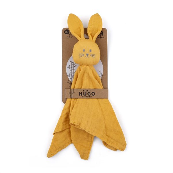 PETITE&MARS Bambusz muszlin szundikendő Hugo Intense Ochre 0hó+ -(416819) - Image 3