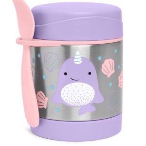 SKIP HOP Zoo Ételtermosz kanál/villával Narvál 325 ml, 3év+ (9I238710)
