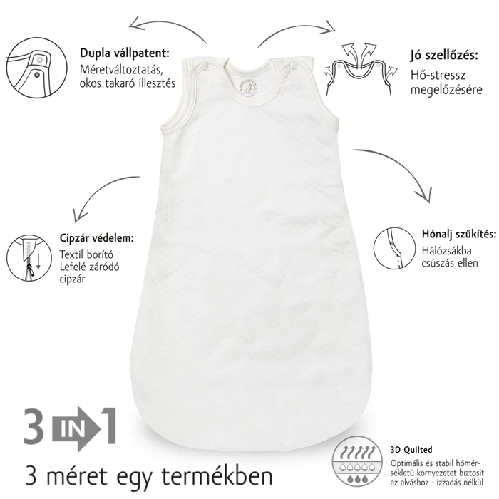 Kenguru Gold - Baba Hálózsák 3D quilted TOG 1 (1455) - Image 2