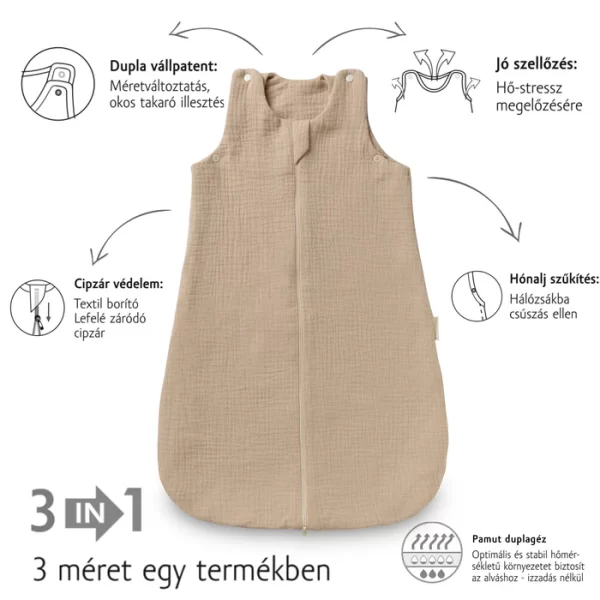 Kenguru Gold- Baba Hálózsák "KREPP" TOG 1 (3045, 3046) - Image 2