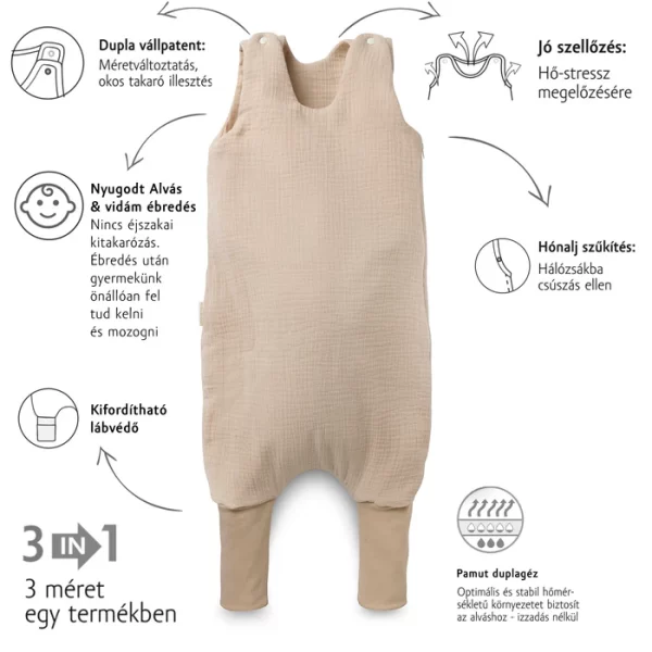 Kenguru Gold - Tipegő Hálózsák "KREPP" TOG 1 (3055) - Image 2