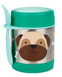 SKIP HOP Zoo Ételtermosz kanál/villával Mopsz 325 ml, 3év+ (9L510210)
