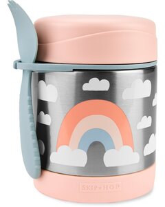 SKIP HOP Zoo Ételtermosz kanál/villával Szivárvány 325 ml, 3év+ (9N780510)