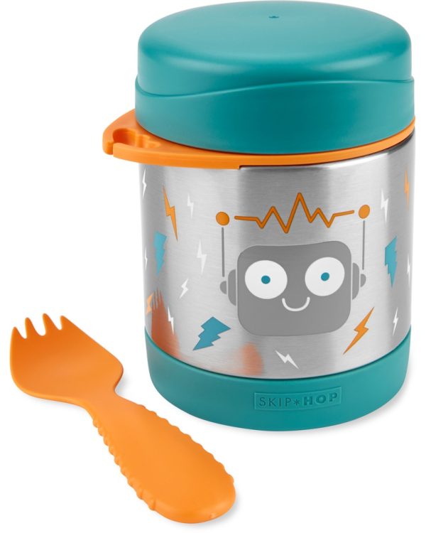 SKIP HOP Zoo Ételtermosz kanál/villával Robot325 ml, 3év+ (9N780710) - Image 2