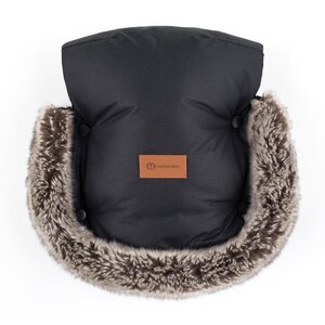 PETITE&MARS Kesztyű / Kézmelegítő babakocsira Furry Forever Black (527825)