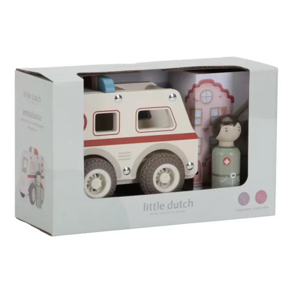 Little Dutch mentőautó figurával (LD2527) - Image 2