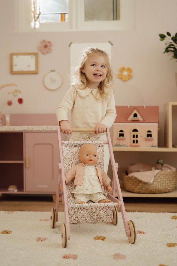 Little Dutch fa játékbabakocsi - Fairy Garden (LD2518) - Image 6