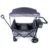 Wapiti Wagon PLUS, üléses, szürkéskék | 2 személyes testvérkocsi extra ülésekkel és tálcával (WAPN-802-ST-PLUS) - Image 7