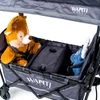 Wapiti Wagon PLUS, üléses, szürkéskék | 2 személyes testvérkocsi extra ülésekkel és tálcával (WAPN-802-ST-PLUS) - Image 2