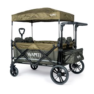 Wapiti Wagon extra, green /sötétzöld - 4 személyes testvérkocsi (WAPN-804-WG)