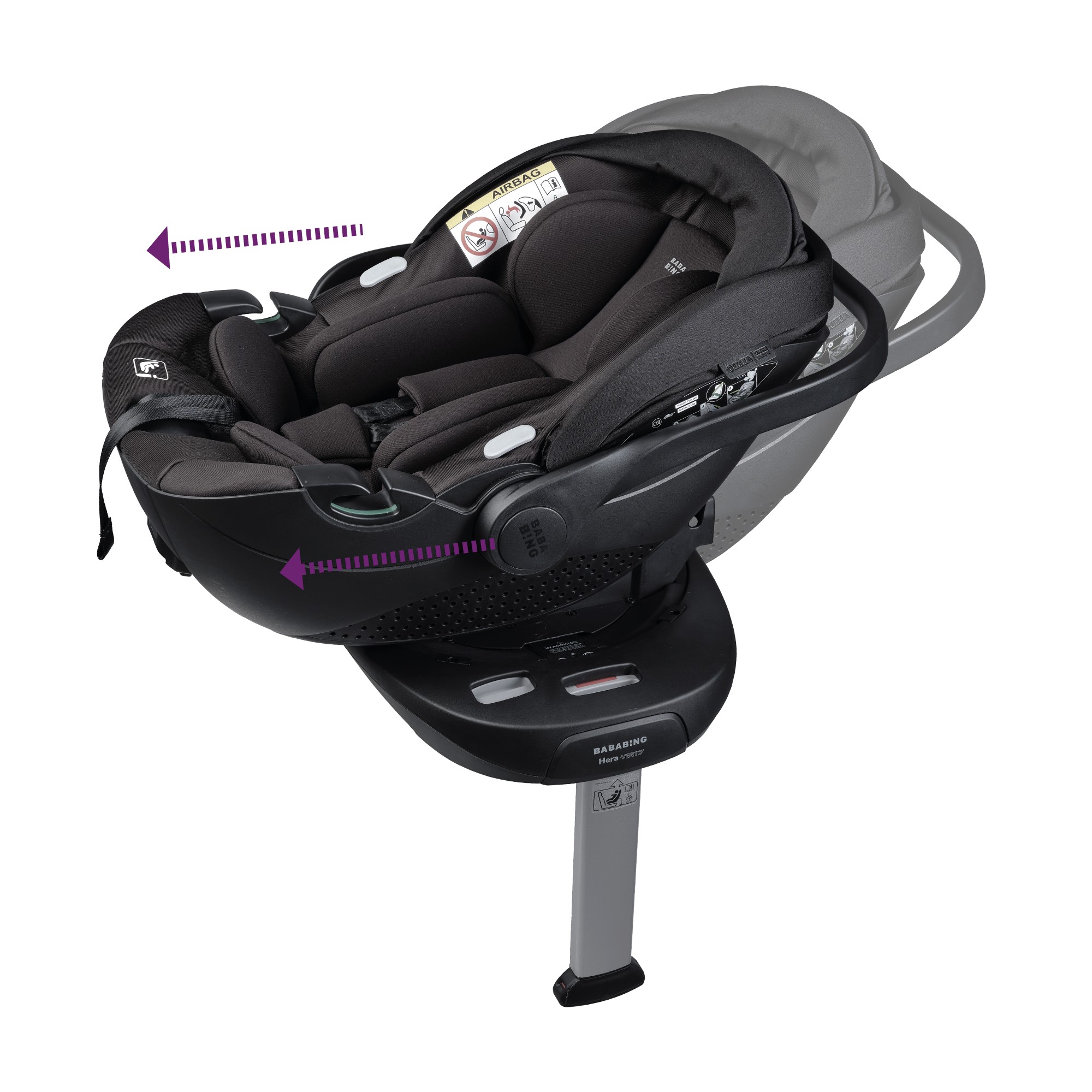 Bababing Raffi Travel System | 13 részes utazási csomag hordozóval és bázistalppal - Image 14