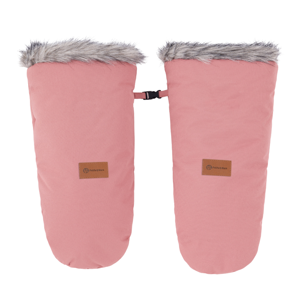 PETITE&MARS Arctic 4v1 téli bundazsák szett + babakocsi kézmelegítő Fjora Old Rose - Image 15