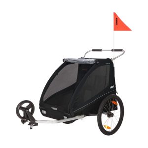 Thule Coaster XT kétüléses kerékpáros utánfutó – Black