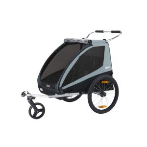 Thule Coaster XT kétüléses kerékpáros utánfutó – Soft blue